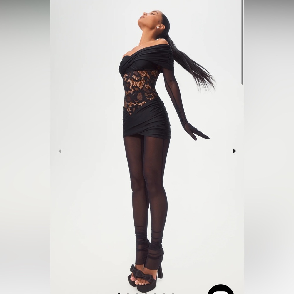 Chic Black Women's Lace Gloves Brielle